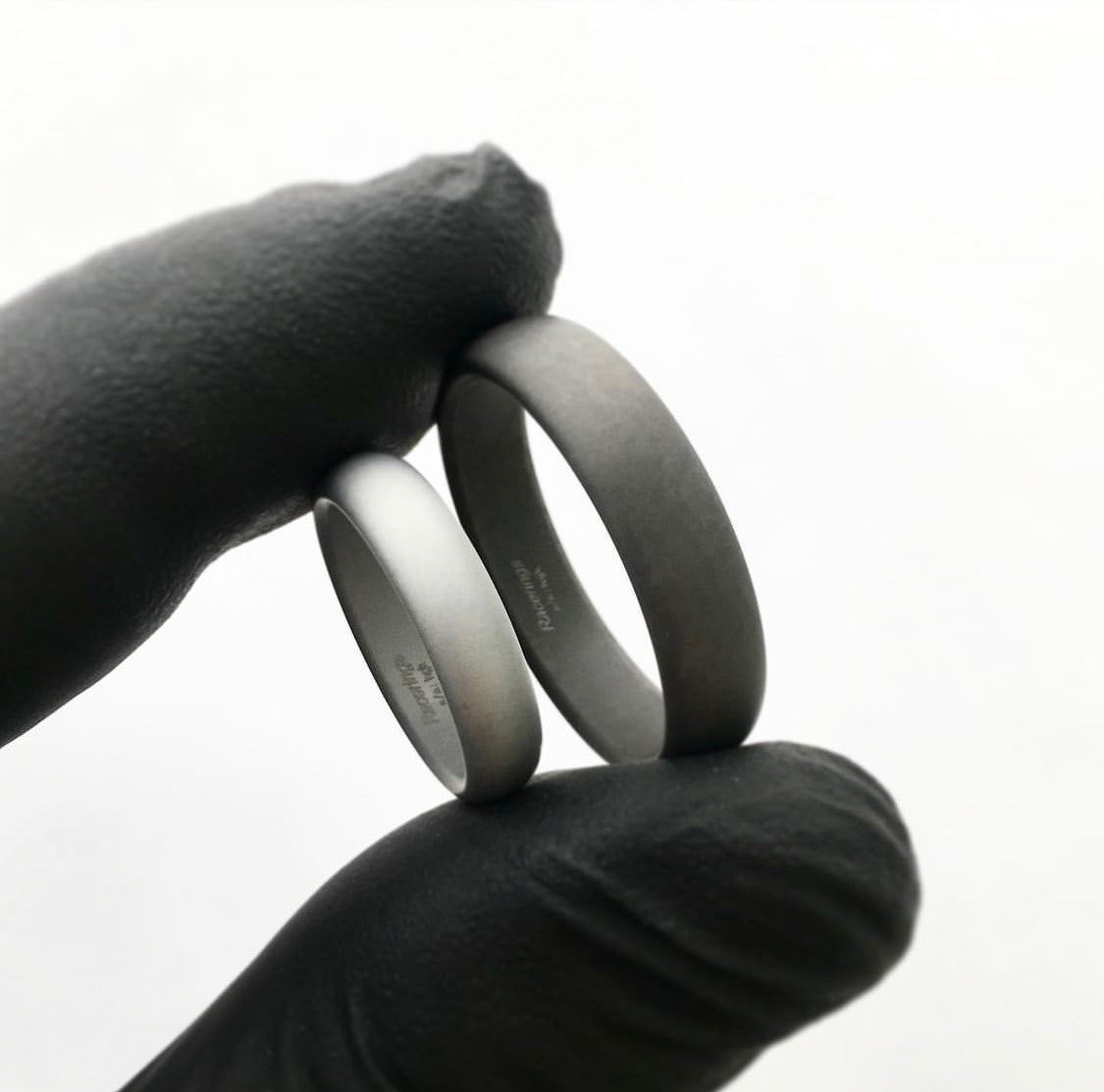 Titanium wedding ring