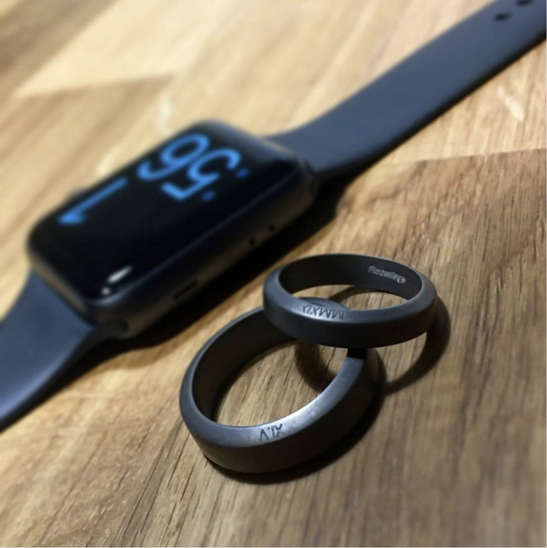 Titanium wedding ring