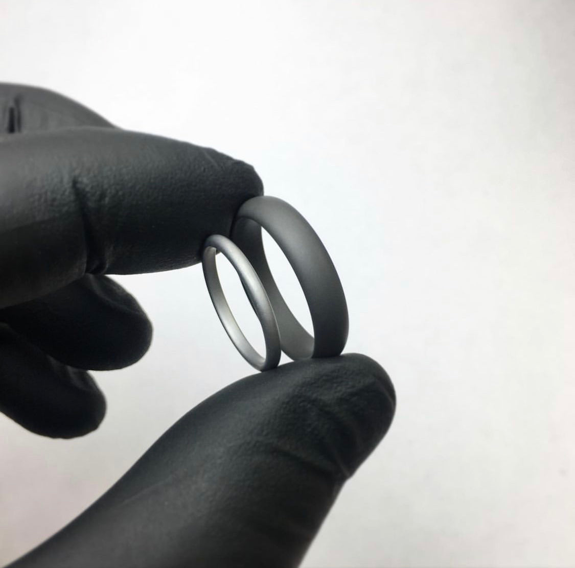 Titanium wedding ring